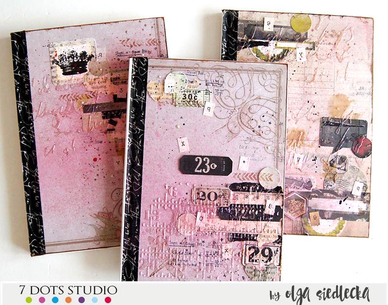Pink Notebooks by Olga Siedlecka