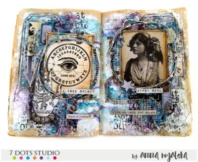 art journal pages by anna rogalska