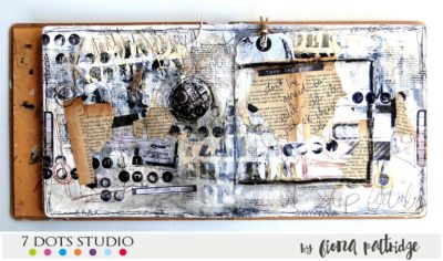 art journal spread by fiona paltridge