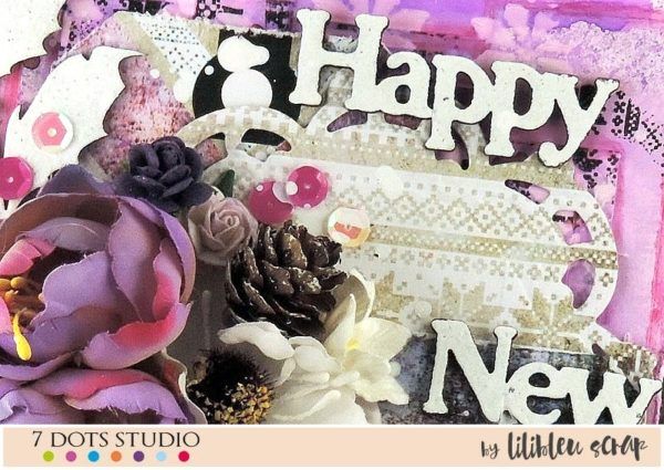 happy new year card by lydie denis