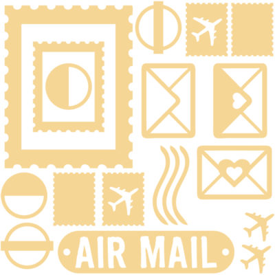 Air Mail - Chipboard