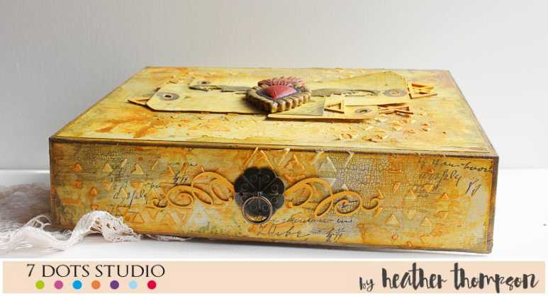 Altered Tea Box by Heather Thompson