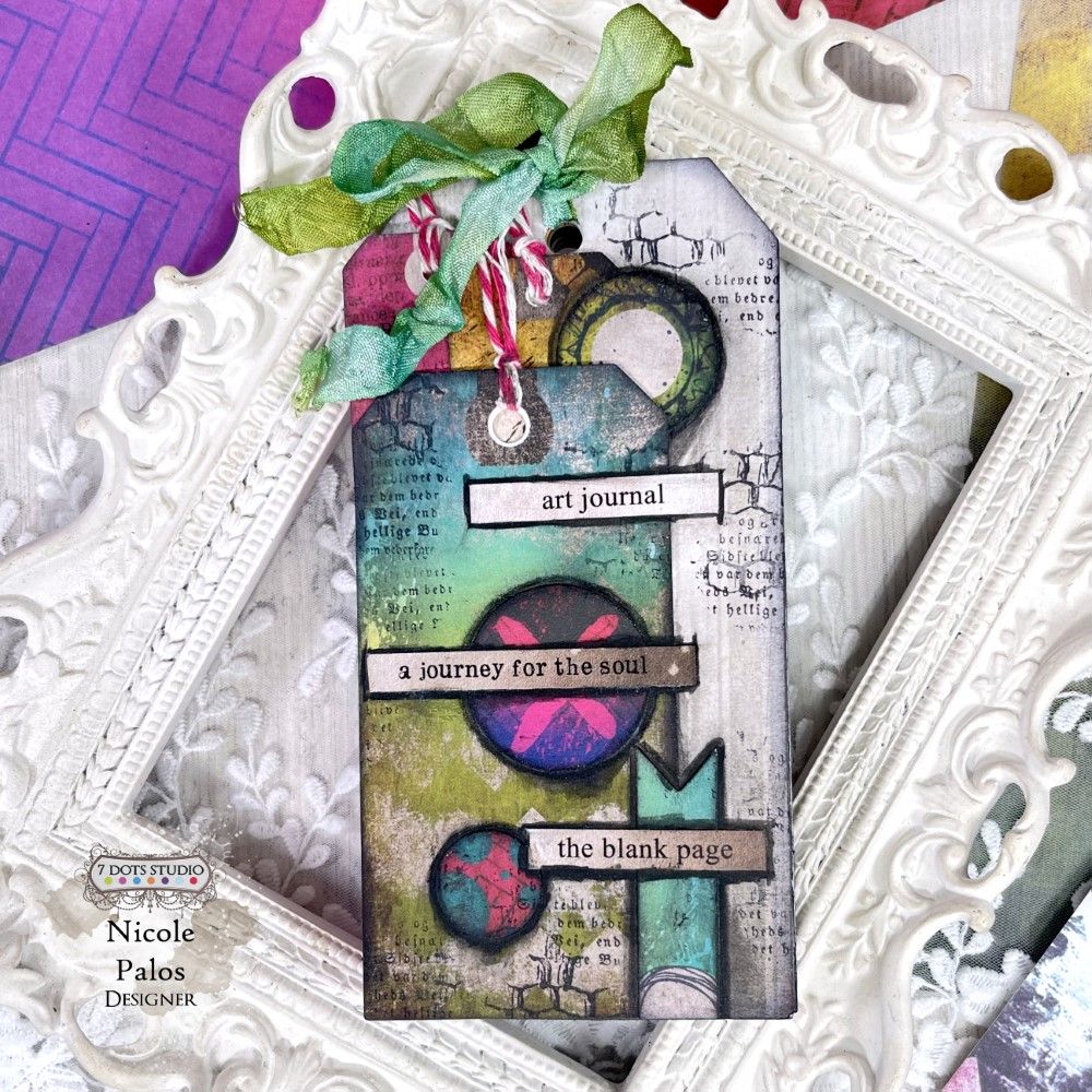 paint chip tag book by nicole palos