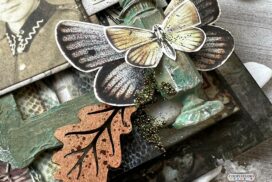 butterfly effect vintage atc by marietta 7 dots studio