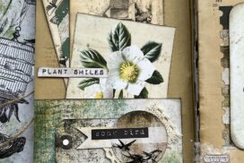 Garden Party envelope mini-album