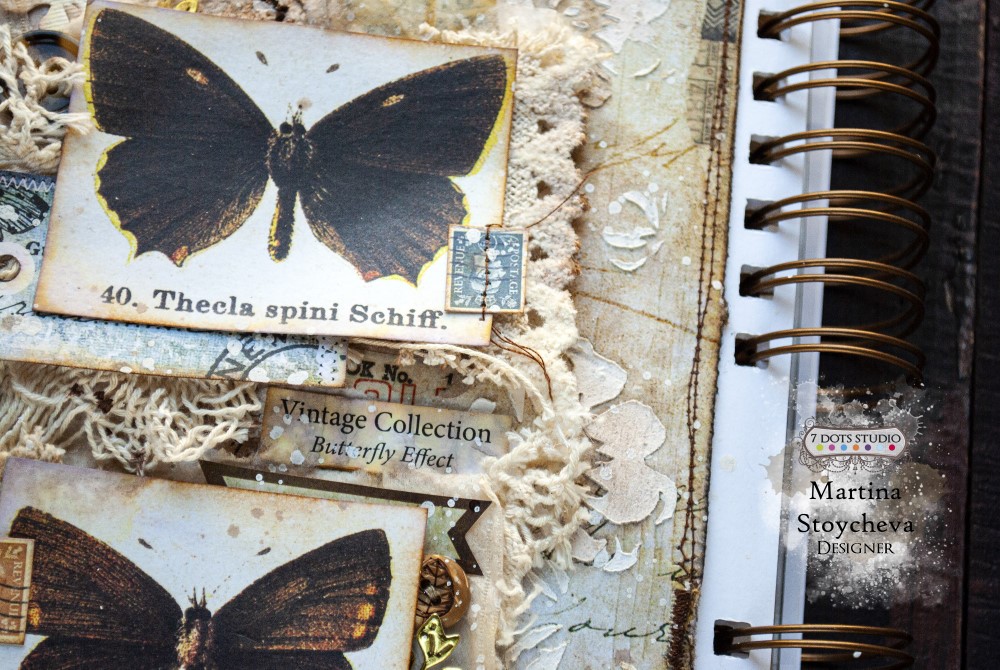 Butterfly Effect art-journal page