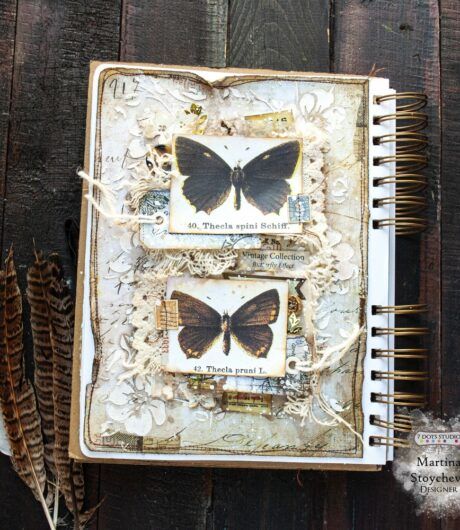 Butterfly Effect art-journal page